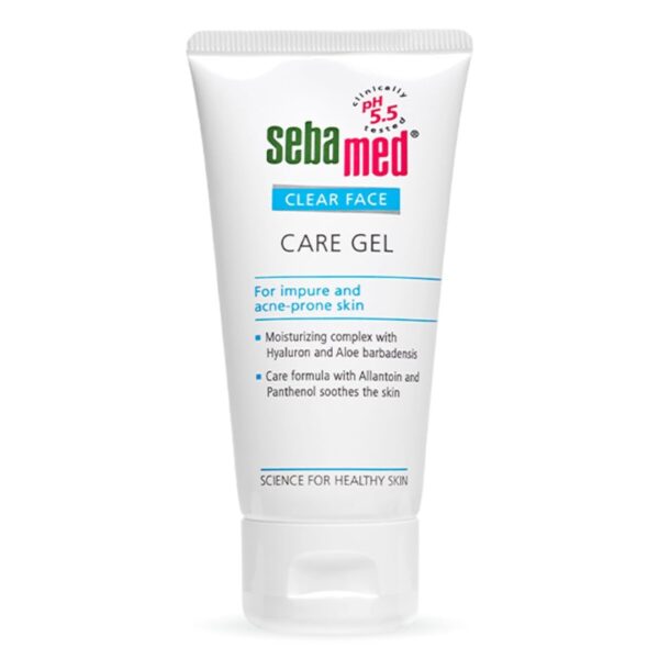 Sebamed Clear Face Care Gel | pH 5.5 |Non-sticky Moisturizer with Hyaluronic acid, Aloe Vera | Dermatologically & clinically tested | 50ml - Fast Shipping to USA & Canada