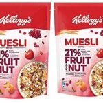 Kellogg's Combo, Muesli With 21% Fruit And Nut Pouch, 500 G And Muesli With 21% Fruit And Nut Pouch, 750 G - Fast Shipping to USA & Canada