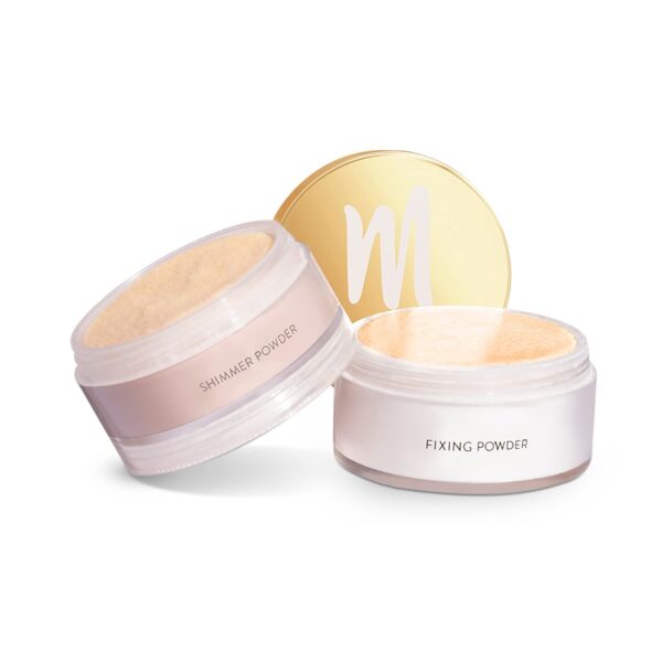 MyGlamm Glow To Glamour Shimmer And Fixing Powder- (Clear)- 20 gm | Loose Powder | Translucent Fixing Powder | Shimmer Powder | Enriched with Antioxidants - Fast Shipping to USA & Canada