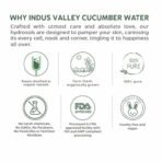 INDUS VALLEY Organic Ayurveda Fresh Aloe Vera & Cucumber Water Pore Tightening Skin Toner - (250ml) - Fast Shipping to USA & Canada - Image 7