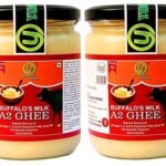 Yugmantra Organic Foods - 100% Pure Natural Desi Buffelo Ghee in Glass Bottle Prepared from Vedic A2 Milk Bilona Method-500 mlx2 - Fast Shipping to USA & Canada