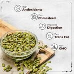 Happilo Premium Roasted Pumpkin Seeds for Eating 200g, Lightly Salted for Healthy Diet, Immunity Booster and Fiber Rich Superfood & Premium International Whole Seeds & Berries Pouch, 200 g - Fast Shipping to USA & Canada - Image 4