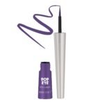 Swiss Beauty Pop Eyeliner | Waterproof and Long lasting Liquid Eyeliner | Smudge Proof Eye Makeup |Quick Drying |Shade - Plum Purple, 3 ml | - Fast Shipping to USA & Canada