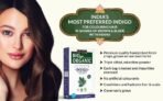 Indus Valley Bio Organic 100% Herbal Indigo Powder for Natural Hair Coloring, Organic Indigo Powder Protects hair from Damage - 100 gm - Fast Shipping to USA & Canada - Image 5