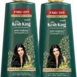 Kesh King Scalp and Hair Medicine Anti-Hairfall Shampoo (Pack of 2 * 600 ML) (1200 L) - Fast Shipping to USA & Canada