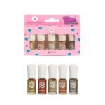MyGlamm POPxo Makeup Collection, Vibin' Mini Nail Kit Exclusively, Paraben Free, Long Lasting Formula, 5 in 1 Combo, Glossy Finish, 3 ml, Pack of 5 - Fast Shipping to USA & Canada