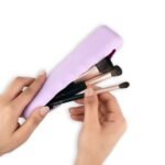 MARS Boring Silicone Brush Holder | Magnetic Anti-Fall Out | Ergonomic Grip | Portable & Travel Friendly | Soft Silicone Makeup Tools Organizer | Easy to Clean - Fast Shipping to USA & Canada
