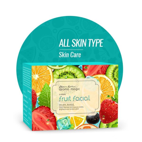 Aroma Magic Fruit Facial Kit (Deep Cleanses & Restores Vitality Brightens & Renders Glow) - Fast Shipping to USA & Canada