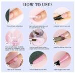 HUDA GIRL 23-in-1 Poly Nail Extension Gel Kit Builder Gel,Remover Wipes, and Brush Set (Multicolor) - Fast Shipping to USA & Canada - Image 5