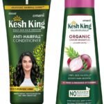 Kesh King Ayurvedic Onion Shampoo with 21 Herbs, Reduces Hairfall & Boost Hair Growth, 300ml & Kesh King Scalp and Hair Medicine Anti-Hairfall Conditioner, 200 ml - Fast Shipping to USA & Canada