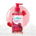 mCaffeine Brightening Body Wash - 300 ml with Fruity Raspberry Fragrance | De-Tans & Deep Cleanses with Vitamin C Rich| 5% Glycerin for Hydrated & Soft Skin | Fragrance Shower Gel for women and men - Fast Shipping to USA & Canada