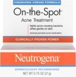 Neutrogena On-The-Spot Acne Treatment Vanishing Cream Formula 0.75 oz (Pack of 5) - Fast Shipping to USA & Canada