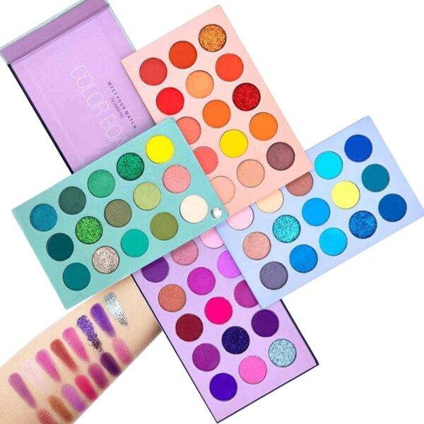 HUDA GIRL Beauty 60 Shade Color Board Eyeshadow Palette with Glitter, Matte and Shimmer Makeup Kit Shades for Women - Fast Shipping to USA & Canada