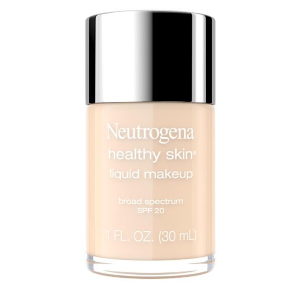 Neutrogena Healthy Skin Liquid Makeup Foundation For All Skin Types,Broad Spectrum Spf 20 Sunscreen,Lightweight&Flawless Coverage Natural Foundation For All Skin Types,Classic Ivory,1 Fl. Oz - Fast Shipping to USA & Canada