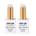 HUDA GIRL COMBO OF BASE COAT + TOP COAT ? Shine Finish & Long-Lasting Clear Gloss | No-Wipe, Stain-Resistant Nail Polish | Nail Art Essentials for Women & Girls - Fast Shipping to USA & Canada