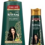 Kesh King Anti Hairfall Shampoo With Aloe & 21 Herbs, 340Ml And Scalp And Hair Medicine Anti-Hairfall Shampoo, 600 Ml - Fast Shipping to USA & Canada