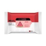MARS Refreshing Wet Wipes for Face| Facial Cleansing | Refreshing & Skin Hydration| Soothing for skin | pH Balance & Alcohol Free | Nourishing with Fruit extract | 25 Wipes | Watermelon - Fast Shipping to USA & Canada