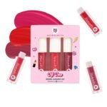 MyGlamm POPxo Makeup- Matte Finish Liquid Lipstick Kit - OG Crew -1.5g (Set of 3) | Blair, Cheryl, & Emily (Wine Red, Pink, Britgh Red) Shade | Enriched with Cocoa Butter & Vitamin E - Fast Shipping to USA & Canada