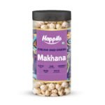 Happilo Makhana Cream & Onion Jar 80g, Roasted Foxnut Healthy Snack Low Calorie Gluten Free and Vegan - Fast Shipping to USA & Canada