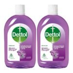Dettol Liquid Disinfectant for Floor Cleaner, Surface Disinfection, Personal Hygiene, Lavender Blossom, 1L - Pack of 2 - Fast Shipping to USA & Canada