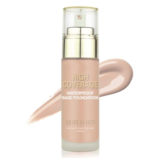 Swiss Beauty Beauty High Coverage Liquid Foundation For All Skin Type-02, Matte - Fast Shipping to USA & Canada