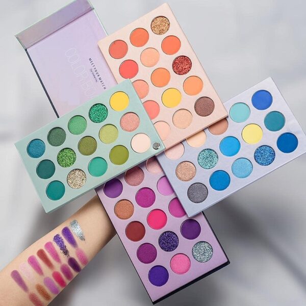 HUDA GIRL Beauty 60 Shades Color Board Eyeshadow Palette - Matte, Shimmer And Glitters Eye Shadow Makeup Kit For Girls, Multi - Fast Shipping to USA & Canada
