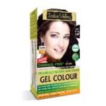 INDUS VALLEY Damage Free Natural Gel Hair Colour for Women | Ammonia & PPD Free Organic Hair Colour with 100% Grey Coverage, Long Lasting Conditioning Hair Color | Light Brown 5.00-220 ml - Fast Shipping to USA & Canada