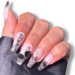 HUDA GIRL Nail Extensions for Women - Press On Nails, Fake Nails, Stick-On Nails Set with Easy Glue Tab Application, Reusable & Unbreakable Artificial Nails Art for Girls (N - 10) - Fast Shipping to USA & Canada