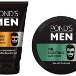 POND'S Men's Energy Bright Face Wash Coffee Beans Bright Skin, 100g & POND'S Men Oil Control Face Cr?me Non-Oily Fresh Matte Look, 55 g - Fast Shipping to USA & Canada