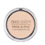 SWISS BEAUTY Prime & Fine Matte Pressed Powder For All Skin Types, Classic-Ivory, 8 G - Fast Shipping to USA & Canada