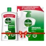Dettol Liquid Hand wash Refill Original -1500 ml and Dettol Liquid Soap Jar Original, 900 ml - Fast Shipping to USA & Canada