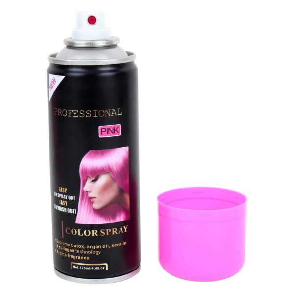 HUDA GIRL BEAUTY 1 Day Temporary Pink Hair Color Spray with Botox , Collagen and Argan Oil for Personal and Professional Use - Fast Shipping to USA & Canada