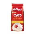 Kellogg's Oats Rolled Oats High in Protein and Fibre Low in Sodium 200g Pack, Plain, 36 count - Fast Shipping to USA & Canada