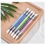 HUDA GIRL Nail Art : 5-Piece Dual-Ended Silicone Head Carving Nail art dotting pen - Fast Shipping to USA & Canada