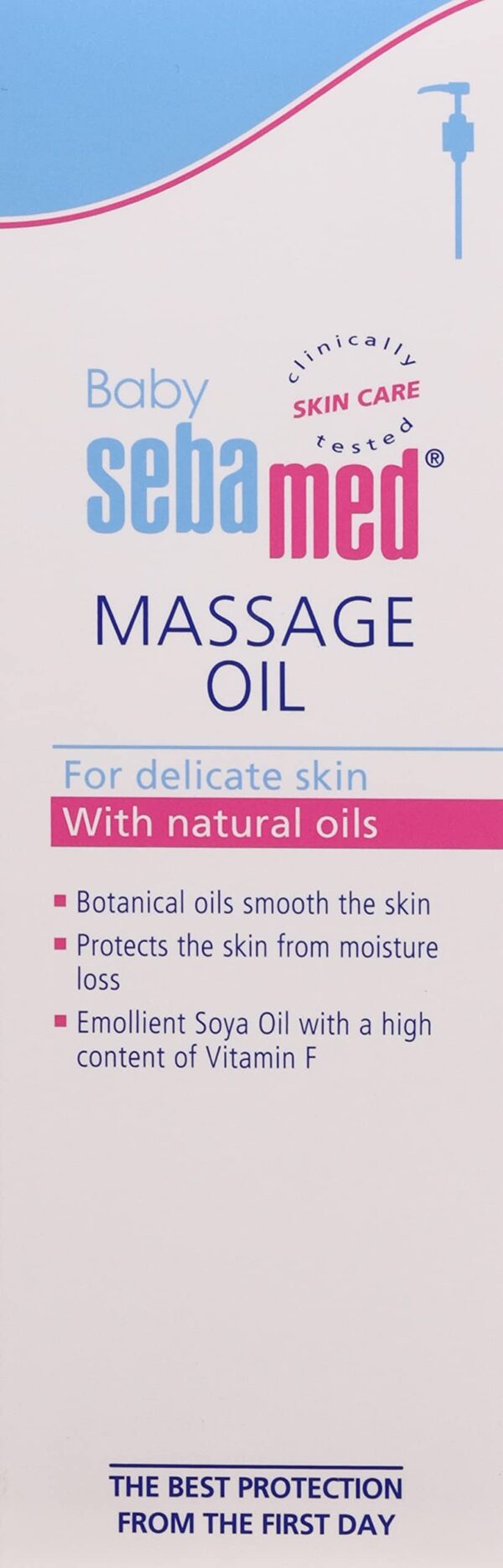 Sebamed Baby Massage Oil 150 ml| With Soya Oil|Non- greasy|Ideal for newborn |
