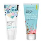 Aroma Magic Combo | Mineral Glow Scrub + White tea & Chamomile Face wash| 100 ml Each| Pack Of 2 - Fast Shipping to USA & Canada