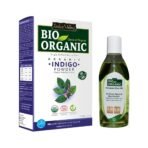 INDUS VALLEY Organic Indigo Powder | Indigofera tinctoria & Hair growout Oil, (100g + 100ml) - Fast Shipping to USA & Canada