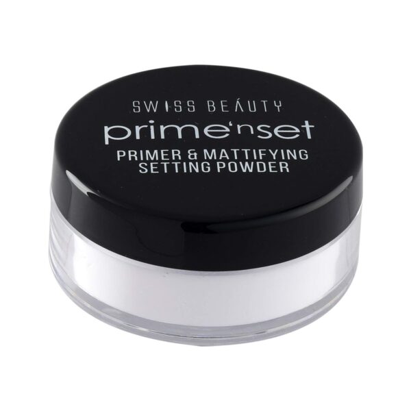 Swiss Beauty Primer Mattifying Setting Powder With Spf 15 |Translucent Powder For Face Makeup| Shade-01, 10G | - Fast Shipping to USA & Canada