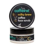 mCaffeine Milk & Coffee Moisturizing Face Scrub for Gentle Exfoliation & Tan Removal | Scrub with Shea Butter & Almond Milk for Fresh & Glowing Skin | Face Scrub for Women & Men and All Skin Types - Fast Shipping to USA & Canada