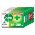Dettol Original Germ Protection Bathing Soap bar, 125gm (Buy 4 Get 1 Free) - Fast Shipping to USA & Canada