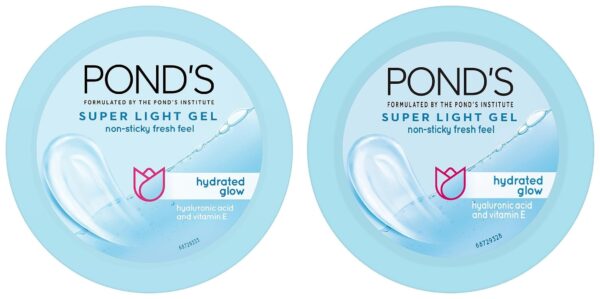 Pond's Super Light Gel Oil Free Moisturiser With Hyaluronic Acid + Vitamin E & POND'S Super Light Gel Oil Free Face Moisturizer 49g - Fast Shipping to USA & Canada