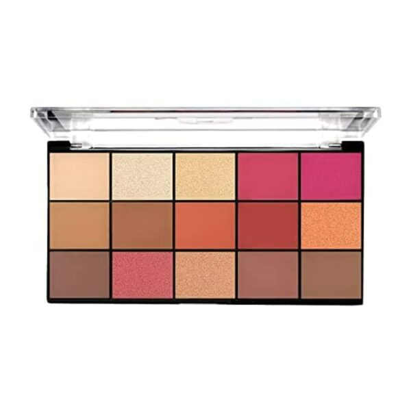 MARS Fantasy 15 Eyeshadow Palette Powder 22.5 G Shade-02, Multicolor, Natural Finish - Fast Shipping to USA & Canada
