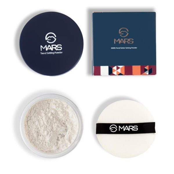 MARS PREMIUM Trend Setting Loose Powder | Lightweight & Long Lasting | Ultra fine Setting Powder for face Makeup (8.0 gm) (01-Matte Translucent) SH-7711 - Fast Shipping to USA & Canada