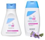 Sebamed Combo of Baby Shampoo 150ml with Baby Wash 200ml Natural moisturisers No tears formula For delicate scalp - Fast Shipping to USA & Canada