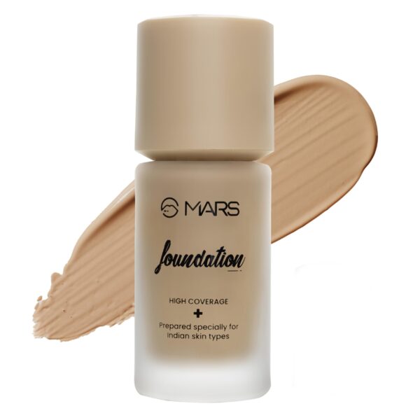 MARS High Coverage Liquid Matte Foundation | Blemish Free & Blendable Foundation For Makeup (40Ml) (Shade-05, All) - Fast Shipping to USA & Canada