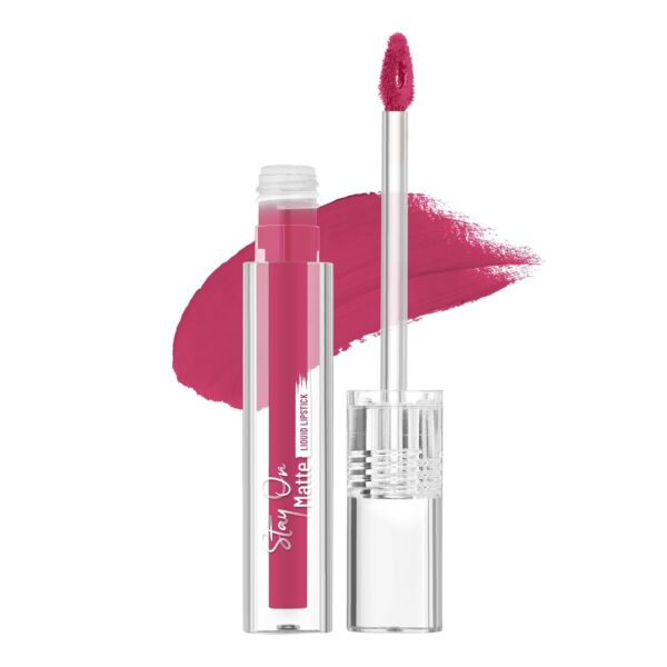 Swiss Beauty Stay On Matte Highly Pigmented Liquid Lipstick | With Vitamin E & Shea Butter | Smudge-Proof and Transfer-Proof | 24 Hour Stay | 2g, Shade- Mauve It - Fast Shipping to USA & Canada