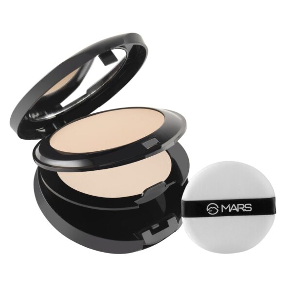 MARS Wonder 2 In 1 Compact With Mirror And Powder Puff | Oil And Sweat Control | Long Lasting Compact Powder For All Skin | Natural Finish (16.0Gm) (Shade-02),Beige - Fast Shipping to USA & Canada