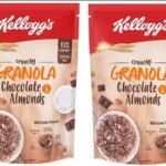 Kellogg's Crunchy Granola Chocolate & Almonds 450 gm Pack of 2 (900 g, Pouch, Pack of 2) - Fast Shipping to USA & Canada