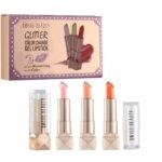 Swiss Beauty Beauty Glitter Gel Lipstick, Pink, Peach, Orange(Pack of 3) - Fast Shipping to USA & Canada