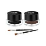 MARS 2-In-1 Hue Gel Matte Eyeliner | Waterproof & Smudgeproof Formula | Stay Upto 24 Hours | Comes With 2 Brush Set (6.0 Gm) (Black & Brown) - Fast Shipping to USA & Canada